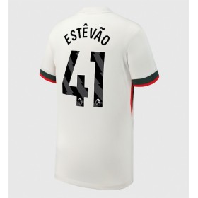 Pánské fotbalový oblečení Chelsea Estevao Willian #41 Venkovní košile 2025-26 Krátkým Rukávem